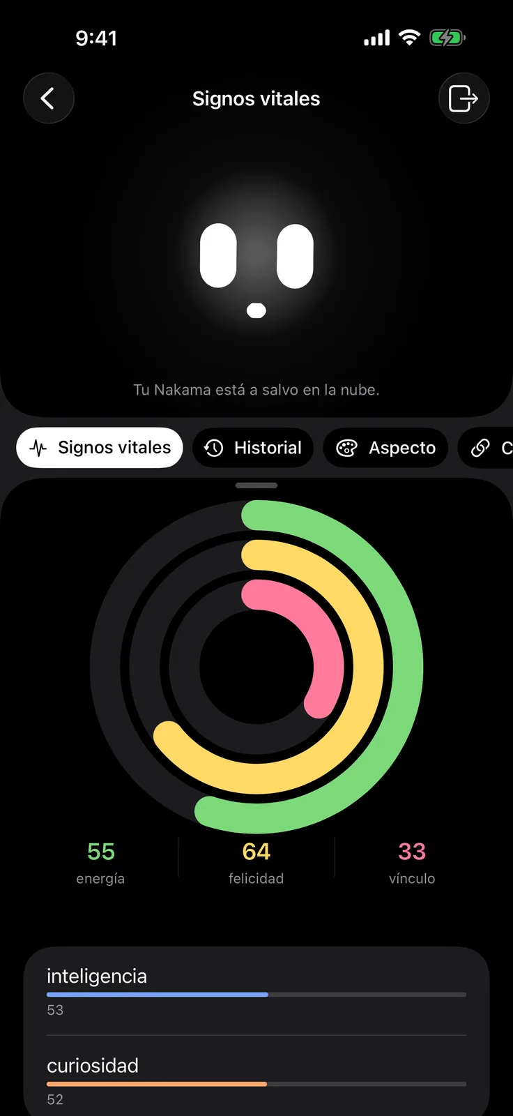 Los signos vitales de Nakama: energía, felicidad y vínculo