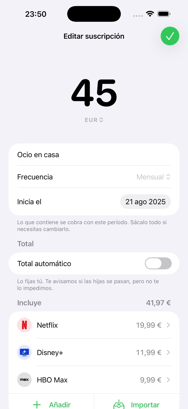 Un grupo con su techo y lo que contiene