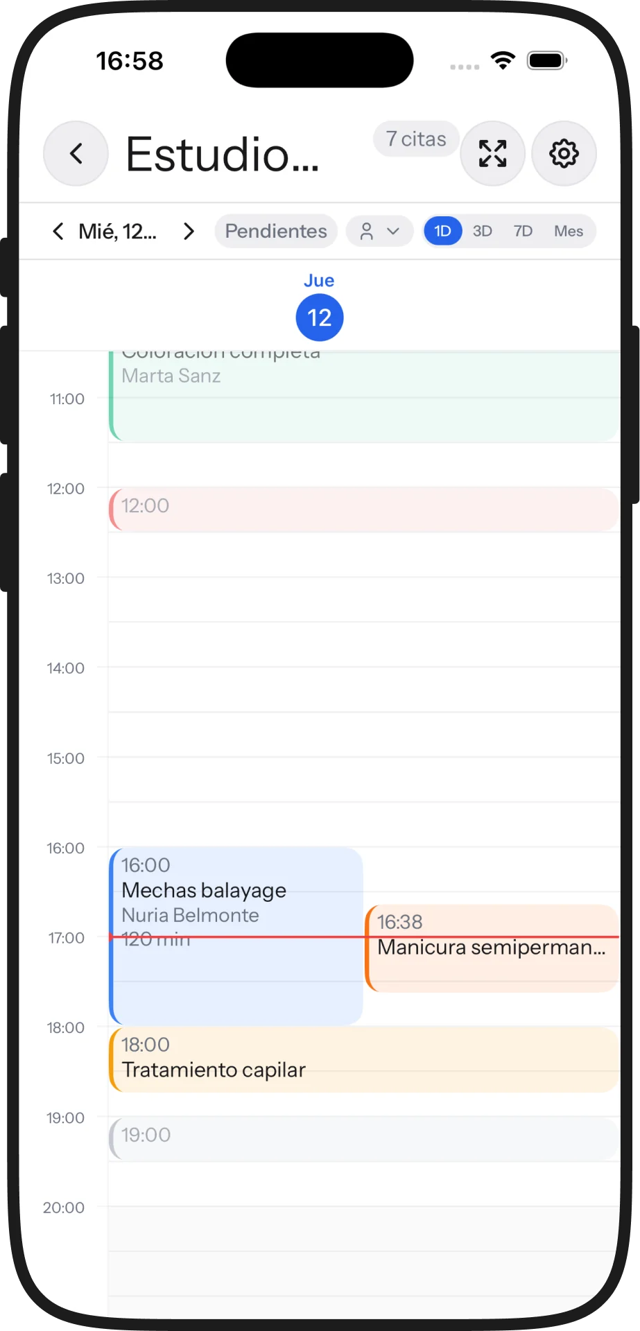 El día, hora a hora